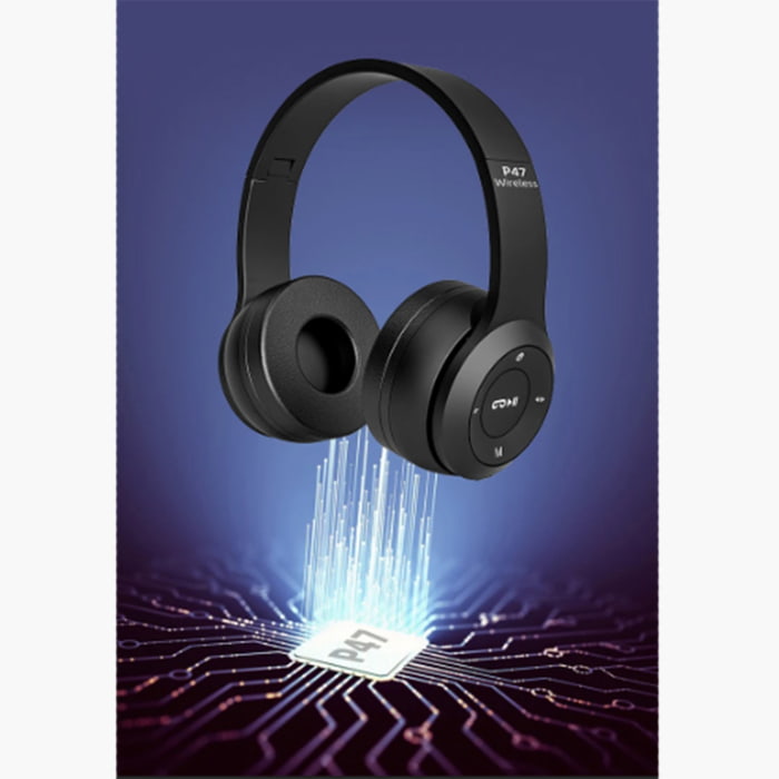 Audífonos Cascos Inalámbricos Estéreo P47 Bluetooth - Imagen 2