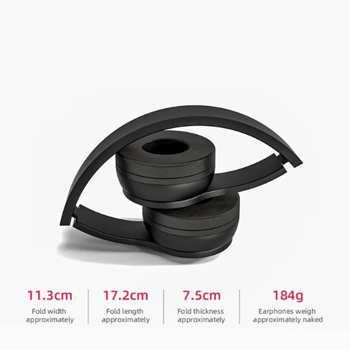 Audífonos Cascos Inalámbricos Estéreo P47 Bluetooth - Imagen 3