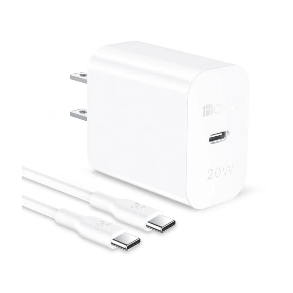 Cargador y Cable Tipo C 1Hora 20W - Imagen 2