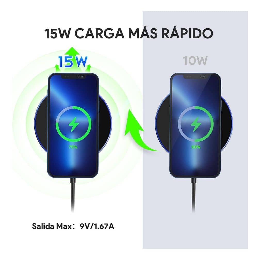 Cargador Inalámbrico 1Hora 15W - Imagen 2